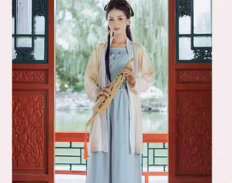 出or租赁 (两套褙子) 【烟沉香缕】花...