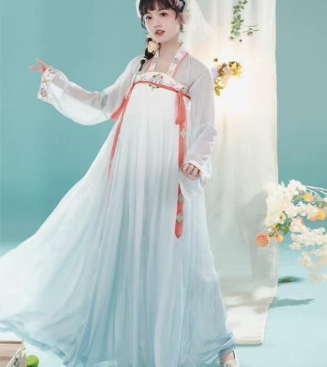 包邮【出/换】都城南庄汉服无尽夏一片式齐胸...