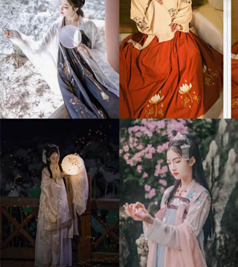 包邮汉服合集白菜艺缕鱼莲说玉兔北极星夜芙蕖...