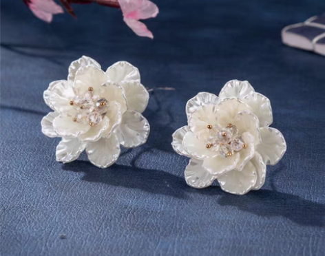 (全新包邮)山茶花古风发钗头饰汉服简约配饰...