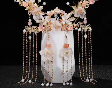 (全新包邮)汉服头饰全套簪子发簪发冠头冠女...