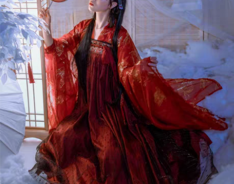 转卖【艺缕】原创汉服女对襟齐胸襦裙百搭套装...