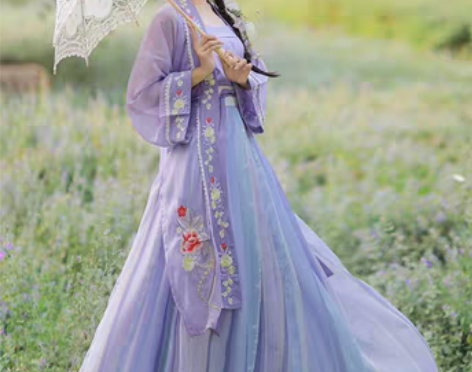 转卖宋制汉服女对襟长衫宋抹吊带齐腰中国风原...