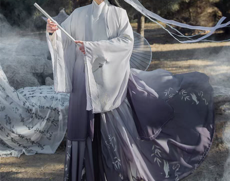 转卖汉服男正品原创中国风汉服女侠客古装交领...