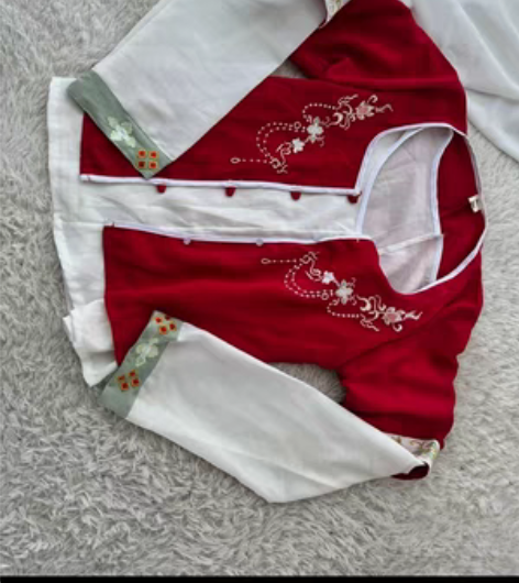 包邮[红鸾翊.墨染妆 ]五五年原创汉服女坦...