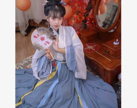 出汉服，出五五年原创晋制汉服【霜降】  【...