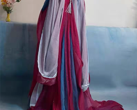 五五年原创汉服【妲己】女诃子裙唐制大袖衫仙...