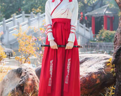 转卖汉服女中国风仙气飘逸侠客古风汉元素武侠...