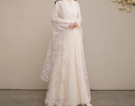 转卖荟夫人原创汉服女中国风仙气飘逸古风彼岸...