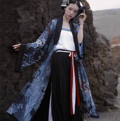 包邮【出汉服】七月夕 天衢褙子尺码Xs 已...