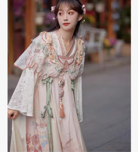 包邮#改良汉服 七月夕空谷 没有买香囊，其...