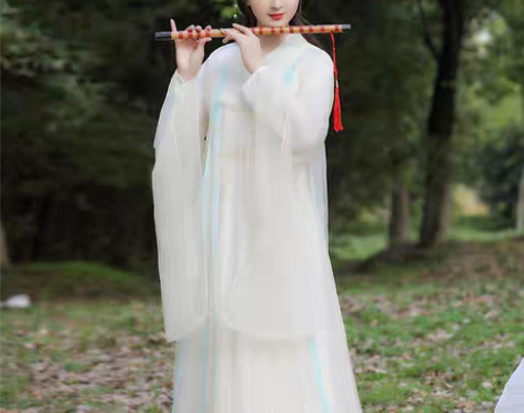 转卖古装女汉服女襦裙仙女白色清新淡雅超仙气...