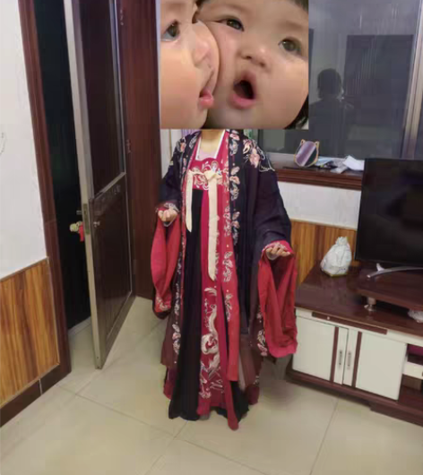 耀春家褒姒 红色对襟＋齐胸下裙＋内外大袖衫...