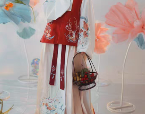 转卖耀春林间鹿正品原创明制过年汉服女马面裙...