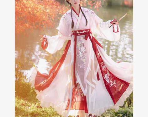 转卖耀春汉服女正品原创中国风古装魏晋风齐腰...