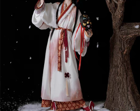 转卖闺梦令原创冬杏汉服女冬款长直裾 只出外...