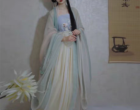 包邮代拍仙楚姬原创汉服女【梦璃】诃子裙汉元...
