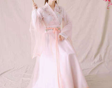 转卖古装女改良汉服仙女飘逸古风广袖舞蹈演出...