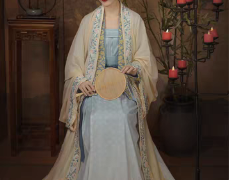 转卖【狂欢价】柒邑原创汉服女宋制三件套【海...