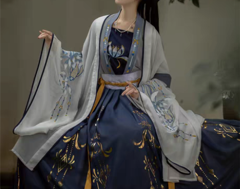 转卖千韵岗琼华汉服女正品原创中国风春季古装...