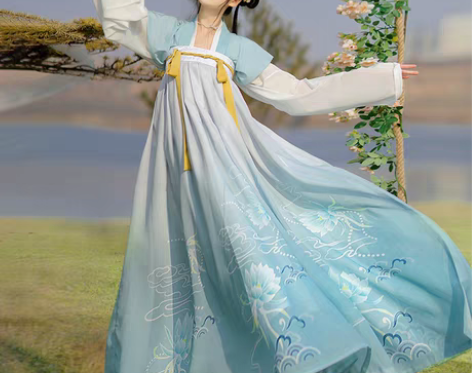 转卖千韵岗昙花一梦原创汉服中国风改良古装汉...