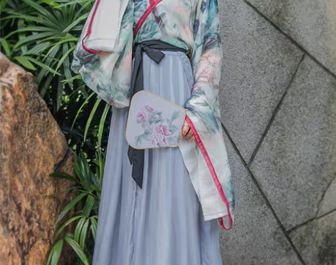 转卖原版面料！司南阁 上宫魏晋风汉服 交领...