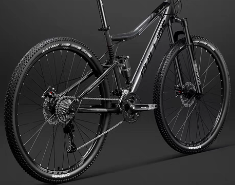 转卖菲利普软尾山地车自行车双减震变速男女成...