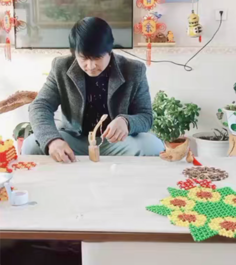 包邮纯手工制作大烟袋实木＋铜烟烟 感兴趣的...