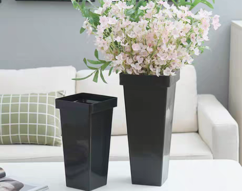 转卖方形塑料花桶花店鲜花花桶加厚耐用花桶家...