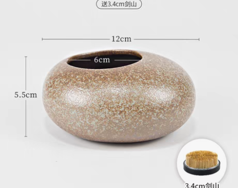 转卖陶瓷迷你水滴小花器禅意中式日式茶席桌面...