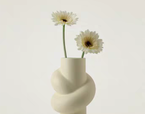 转卖【狂欢价】贝汉美奶油风陶瓷花瓶摆件客厅...