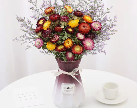 包邮云南真花干花批发小雏菊干花花束客厅摆设...