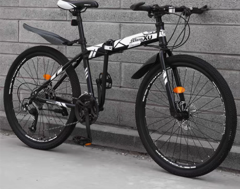 转卖【99价】折叠山地自行车男女式变速成人...