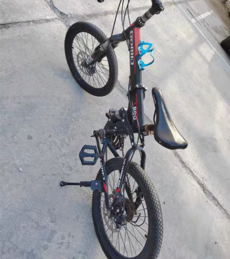 20寸折叠山地车,车把有些不太好用,孩子说...