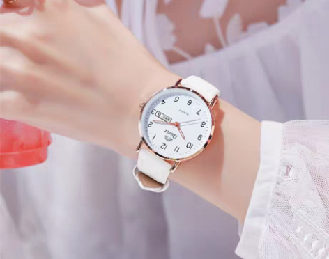 转卖【狂欢价】手表女防水高中女生简约气质初...