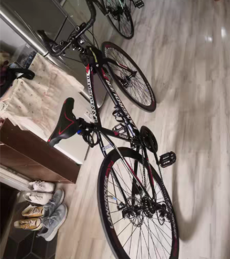 九九新公路自行车 24速充气胎26寸不讲价...