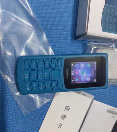 包邮蓝色诺基亚105 4G全网通老年老人手...