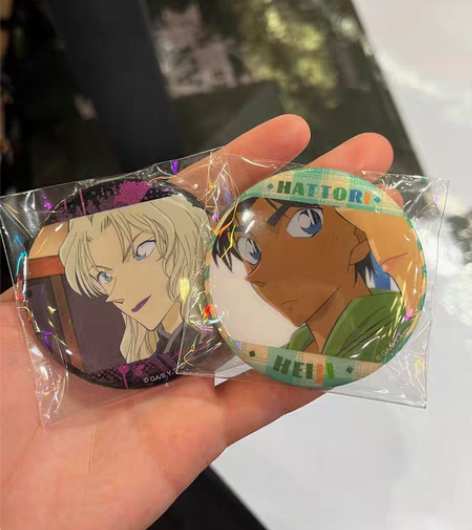 出名侦探柯南截图徽章，出服部平次、贝尔摩德...