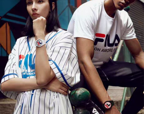 FILA斐乐手表学生硅胶正品时尚运动腕表果...