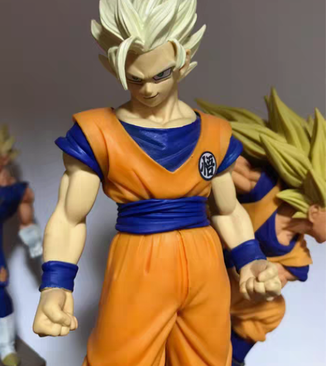 正版七龙珠手办 孙悟空超级赛亚人2 有盒，...