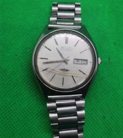 包邮日本西铁城机械古董手表，8200A机芯...