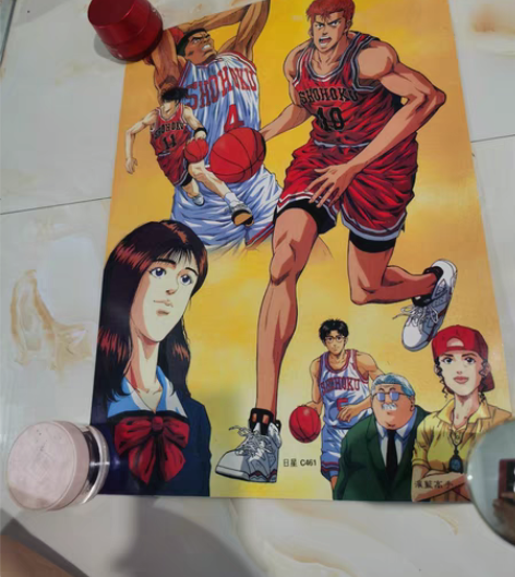 灌篮高手压膜海报!70一张!不议价不包邮!...