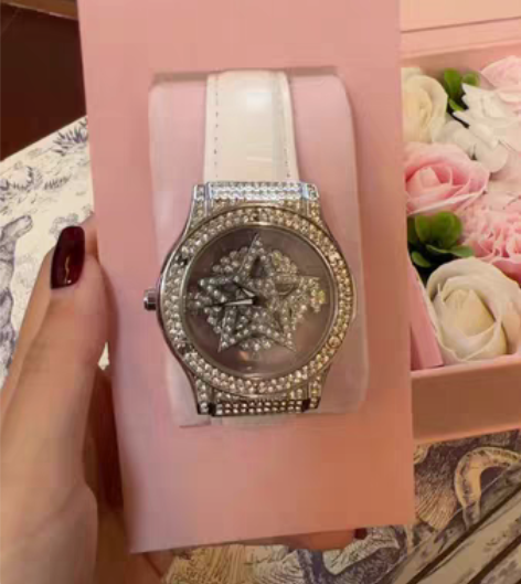 包邮五芒星手表女时来运转满天星女士轻奢小众...