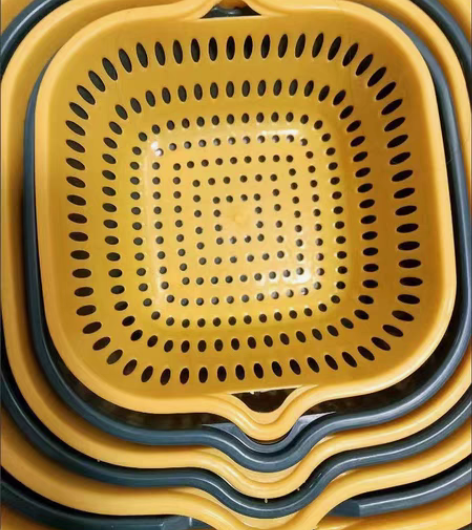 包邮双层塑料洗菜盆沥水篮子厨房神器多功能客...