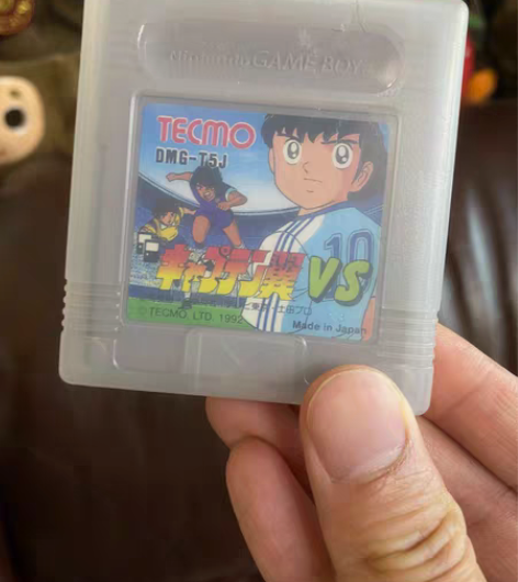 gameboy 游戏卡 足球小将游戏卡 大...