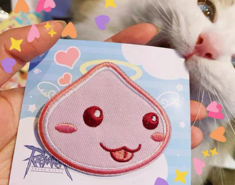 仙境传说RO可爱波利 布艺徽章胸针 可爱可...