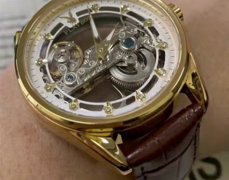 包邮花花公子男士手表男款机械表新款镂空全自...