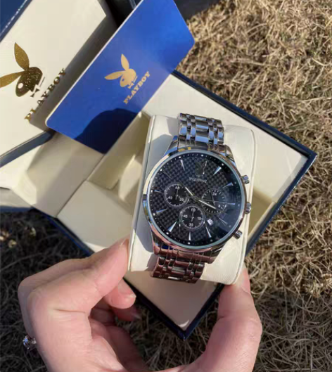 包邮花花公子男士手表男潮流学生正品新款腕表...