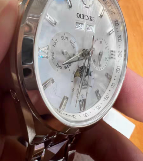 包邮正品欧品客全自动机械多功能手表 小刀！...