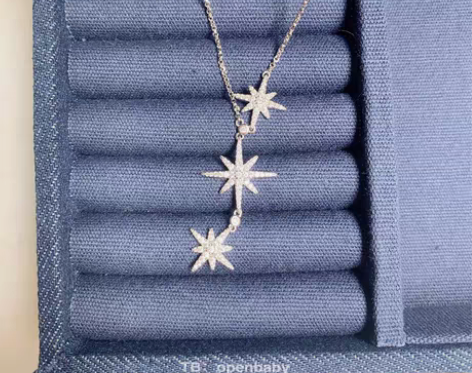 转卖925纯银项链 锁骨链 ,盒子都在 感...